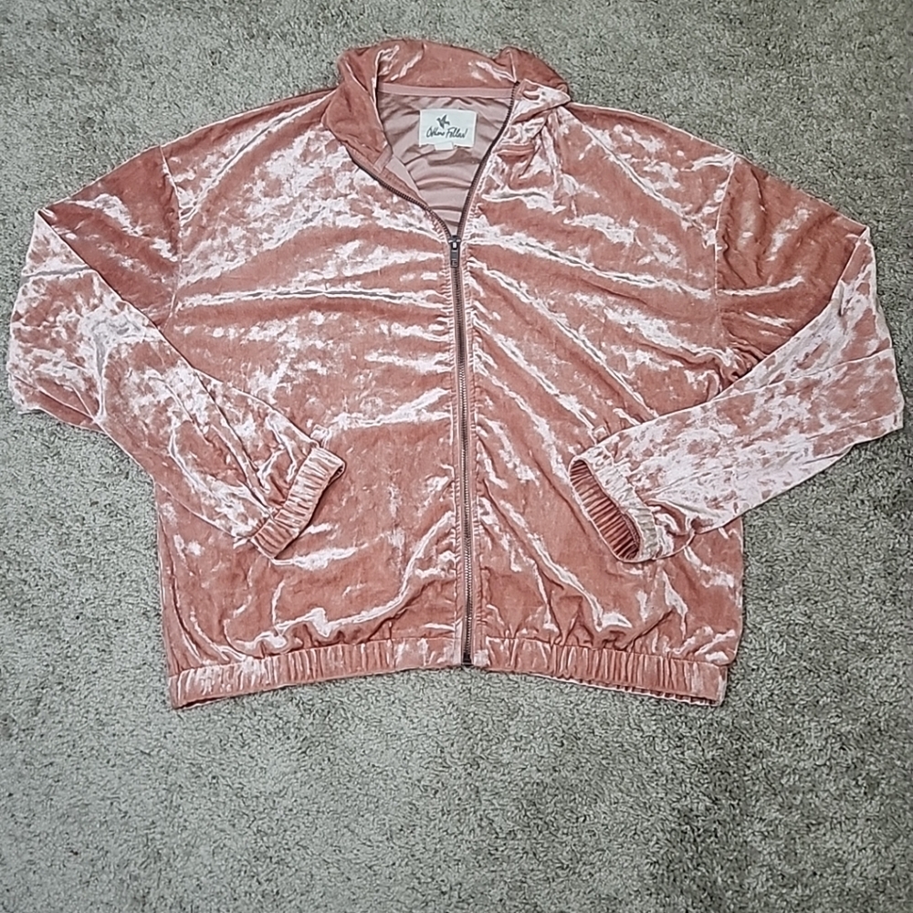 Others Follow Women Velvet Jacket Sz S - Picture 1 of 8